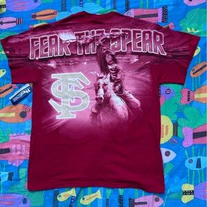 Y2K men’s large Florida state Seminoles all over print tee NWT
